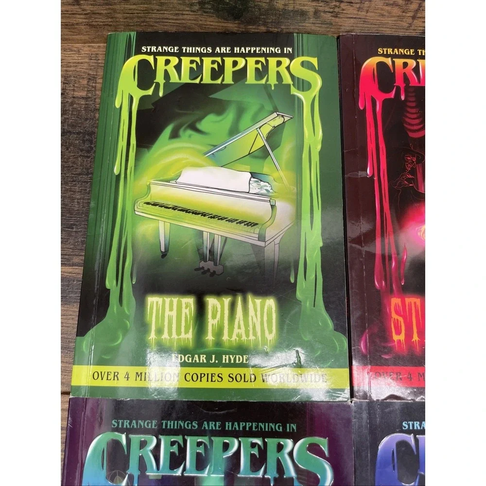 Strange Things are Happening in Creepers Young Horror Book Lot - 9 Edgar J Hyde